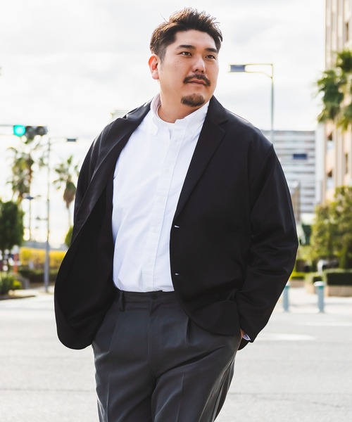 【セール】エレガントジャージー シングル 2つボタン カットジャケット（テーラードジャケット）｜B&T CLUB（ビーティークラブ）