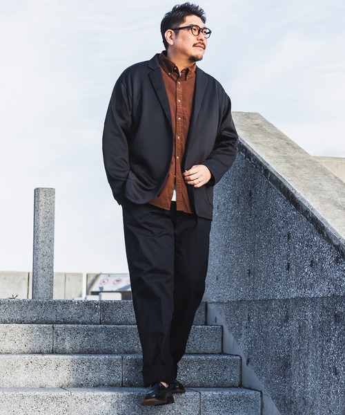 【セール】エレガントジャージー シングル 2つボタン カットジャケット（テーラードジャケット）｜B&T CLUB（ビーティークラブ）