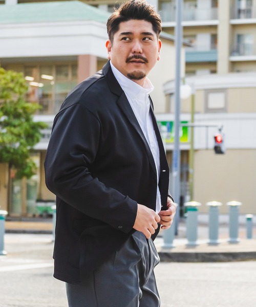 【セール】エレガントジャージー シングル 2つボタン カットジャケット（テーラードジャケット）｜B&T CLUB（ビーティークラブ）