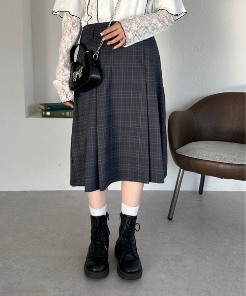 2サイズ展開】2wayアソートミディプリーツスカート（スカート