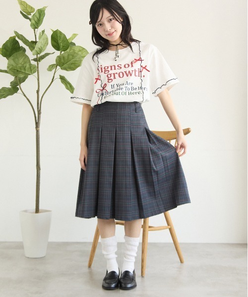 2サイズ展開】2wayアソートミディプリーツスカート（スカート）｜kutir