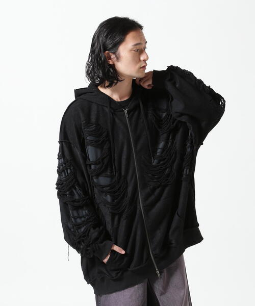 FR(13)NDS（フレンズ）の「FR(13)NDS /フレンズ/OPAL DAMAGE HOODIE 