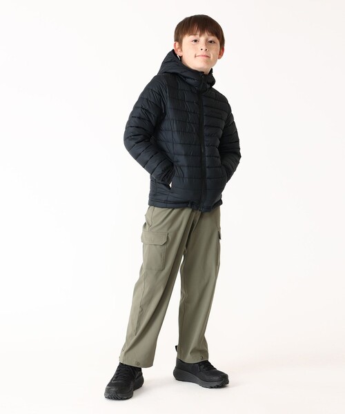 Columbia（コロンビア）の「撥水 防寒 Columbia／キッズ パウダーライトII フーデッド ジャケット／コロンビア（その他アウター・キッズ・レッド/ネイビー/ブラウン/ブラック/ベージュ・S/M/XS/L/XXS）」の6枚目の写真