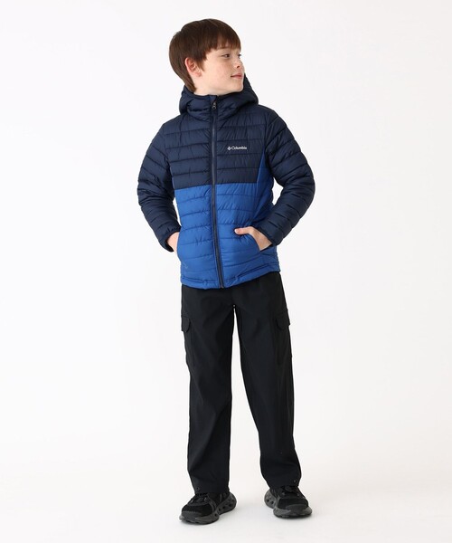 Columbia（コロンビア）の「撥水 防寒 Columbia／キッズ パウダーライトII フーデッド ジャケット／コロンビア（その他アウター・キッズ・レッド/ネイビー/ブラウン/ブラック/ベージュ・S/M/XS/L/XXS）」の7枚目の写真