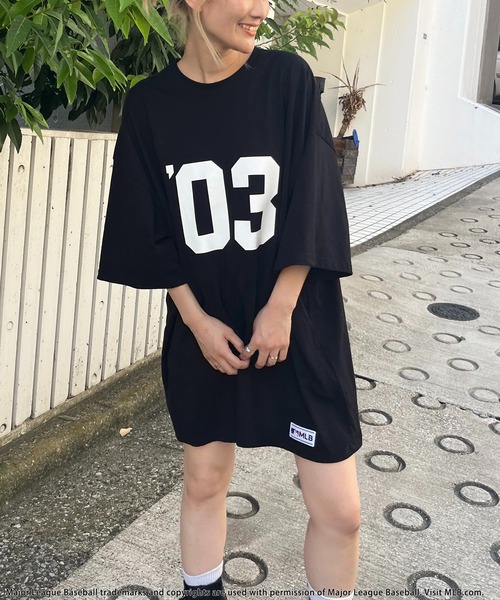 BACK TO THE FIELD（バック トゥー ザ フィールド）の「【MLB】ナンバリングロゴT（Tシャツ/カットソー・レディース・ホワイト系/ブラック/ホワイト/ブラック系・FREE）」の12枚目の写真