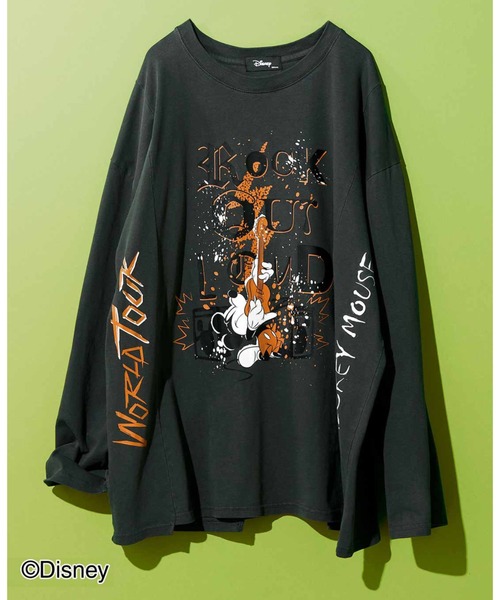 tシャツ ＭＥＤＥ１９Ｆ　「Ｄｉｓｎｅｙ」古着屋でみつけたようなプリントＴシャツ／マレフィセント レディース MEDE19F MEDE19F 【Disney】古着屋でみつけたようなプリントT