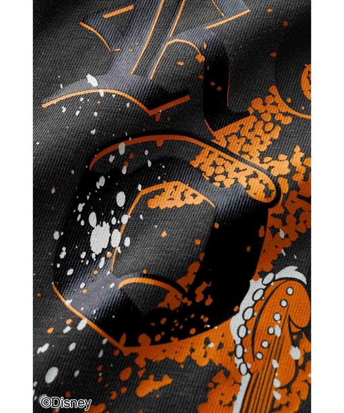 ＭＥＤＥ１９Ｆ 【Ｄｉｓｎｅｙ】古着屋でみつけたようなプリントＴシャツ／ロックミッキー（Tシャツ/カットソー）｜MEDE19F（メデジュウキュウ）