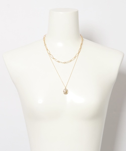 URBAN RESEARCH ROSSO WOMEN（アーバンリサーチ　ロッソ）の「レイヤードコインネックレス（ネックレス・レディース・ゴールド・FREE）」の7枚目の写真
