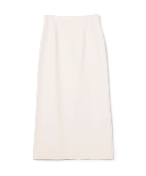 GALERIE VIE（ギャルリー ヴィー）の「ギャバジンストレッチ タイトスカート（スカート・レディース・チャコールグレー/オフホワイト/グリーン/ホワイト系その他・36/34）」の2枚目の写真