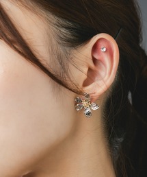 Os accessory（オズアクセサリー）の「Os　-オズ-　【金属アレルギー対応】メタルフラワーピアスB（ピアス（両耳用））」