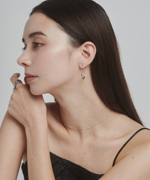 ciite'（シーテ）の「シズクフープピアス  (両耳用)（ピアス（両耳用）・レディース・ゴールド/シルバー/ピンクゴールド・FREE）」の22枚目の写真