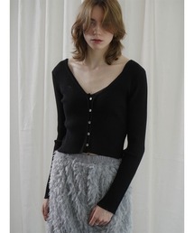 RIBKNIT COMPACT CARDIGAN