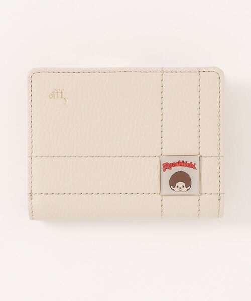 efffy(エフィー)の「【efffy/エフィー】 モンチッチ ミディアムウォレット(財布・レディース・グレイッシュベージュ/ダークブラウン/ピンク/アイボリー・FREE)」の2枚目の写真