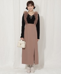 WILLSELECTION（ウィルセレクション）の「チュールフリルジャンスカ（ジャンパースカート）」