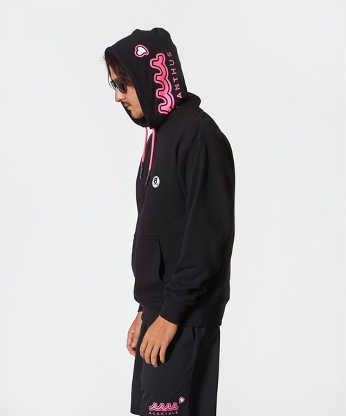 ACANTHUS(アカンサス)の「ACANTHUS x muta:mutasweet muta hoodie(パーカー・メンズ・グレー/ブラック/ホワイト・S/M/L/XL)」の13枚目の写真