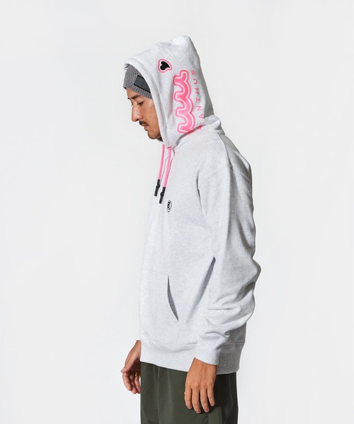 ACANTHUS(アカンサス)の「ACANTHUS x muta:mutasweet muta hoodie(パーカー・メンズ・グレー/ブラック/ホワイト・S/M/L/XL)」の14枚目の写真