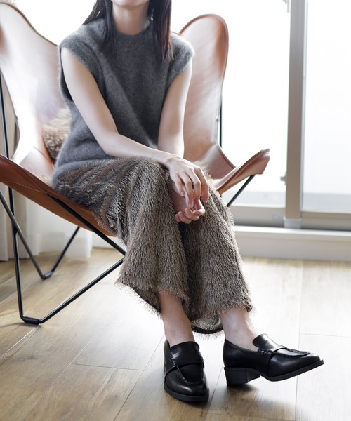 SESTO(セスト)の「ステッチローファー(ローファー・レディース・ブラック/ブラウン/シルバー・S/M/L/LL/3L)」の15枚目の写真