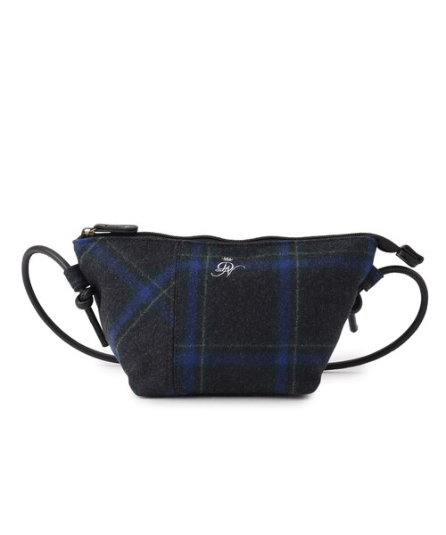 Dessin（デッサン）の「◆チェックミニトートショルダー（ショルダーバッグ・レディース・チャコールグレー/ブラック系4/ブラック系1/レッド系6・00）」の16枚目の写真