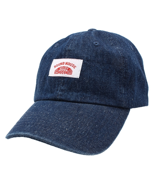 go slow caravan（ゴースローキャラバン）の「ROUNDHOUSE/ラウンドハウス　ウォッシュドデニムベースボールキャップ（キャップ・メンズ・ネイビー/サックスブルー・FREE）」の2枚目の写真