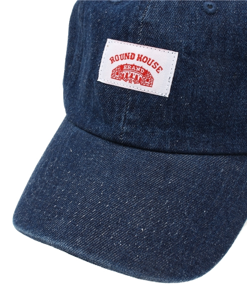 go slow caravan（ゴースローキャラバン）の「ROUNDHOUSE/ラウンドハウス　ウォッシュドデニムベースボールキャップ（キャップ・メンズ・ネイビー/サックスブルー・FREE）」の6枚目の写真