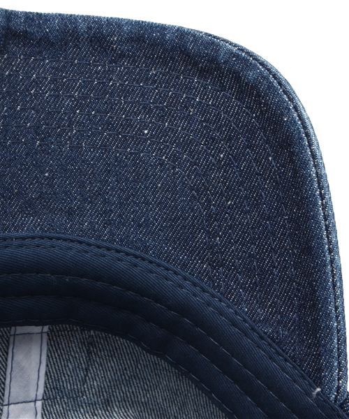 go slow caravan（ゴースローキャラバン）の「ROUNDHOUSE/ラウンドハウス　ウォッシュドデニムベースボールキャップ（キャップ・メンズ・ネイビー/サックスブルー・FREE）」の8枚目の写真