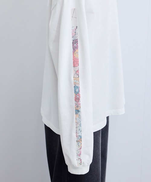 le cercle ADAM ET ROPE'(ルセルクルアダムエロペ)の「和柄Tシャツ(天保再セン改正日本図)(Tシャツ/カットソー・レディース・ホワイト/チャコールグレー・L/M)」の18枚目の写真