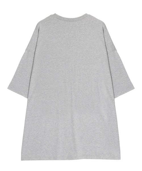 PUNYUS(プニュズ)の「Night angelスーパービッグTシャツ(Tシャツ/カットソー・レディース・杢グレー/スミクロ/ピンク・FREE)」の18枚目の写真