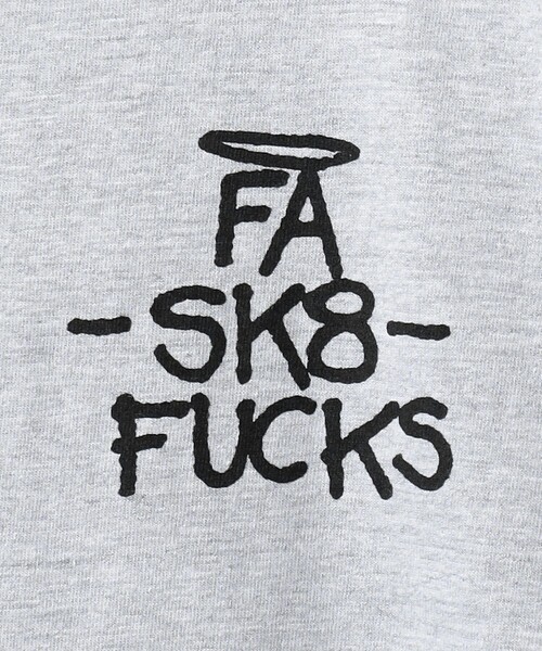 ＜FUCKING AWESOME＞ SK8 Fxxxs GRAY TEE/Tシャツ（Tシャツ/カットソー）｜FUCKING AWESOME（ファッキングオーサム）