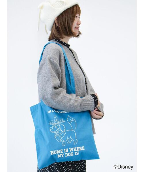 Lugnoncure（ルノンキュール）の「【Disney】柄アソートトートバッグ（ハンドバッグ・レディース・ブルー/グレー/ブラック/ピンク/イエロー・F）」の4枚目の写真
