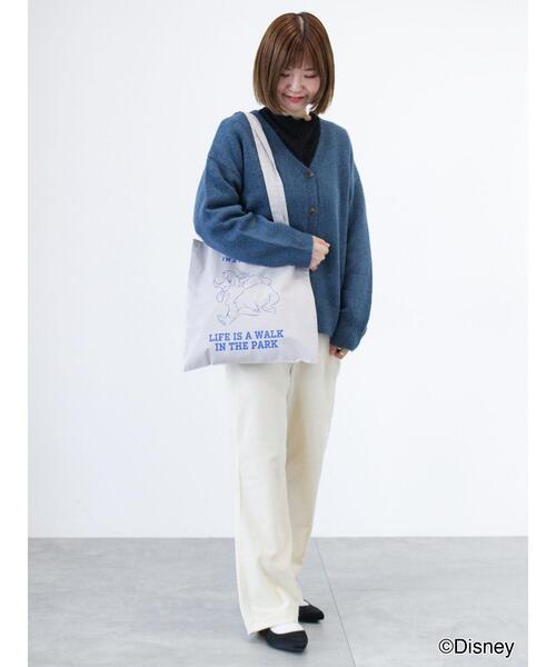 Lugnoncure（ルノンキュール）の「【Disney】柄アソートトートバッグ（ハンドバッグ・レディース・ブルー/グレー/ブラック/ピンク/イエロー・F）」の6枚目の写真