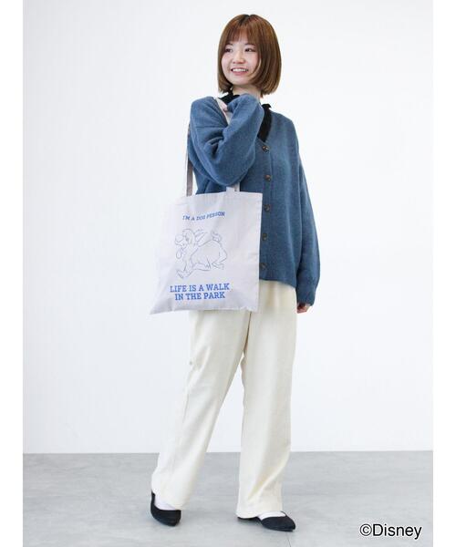 Lugnoncure（ルノンキュール）の「【Disney】柄アソートトートバッグ（ハンドバッグ・レディース・ブルー/グレー/ブラック/ピンク/イエロー・F）」の7枚目の写真