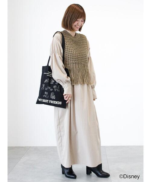 Lugnoncure（ルノンキュール）の「【Disney】柄アソートトートバッグ（ハンドバッグ・レディース・ブルー/グレー/ブラック/ピンク/イエロー・F）」の10枚目の写真