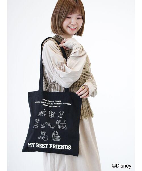 Lugnoncure（ルノンキュール）の「【Disney】柄アソートトートバッグ（ハンドバッグ・レディース・ブルー/グレー/ブラック/ピンク/イエロー・F）」の11枚目の写真