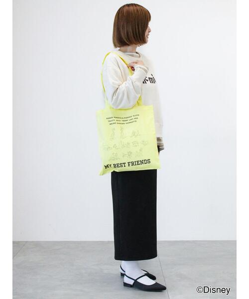 Lugnoncure（ルノンキュール）の「【Disney】柄アソートトートバッグ（ハンドバッグ・レディース・ブルー/グレー/ブラック/ピンク/イエロー・F）」の17枚目の写真