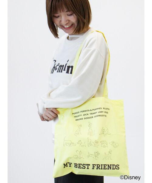 Lugnoncure（ルノンキュール）の「【Disney】柄アソートトートバッグ（ハンドバッグ・レディース・ブルー/グレー/ブラック/ピンク/イエロー・F）」の18枚目の写真