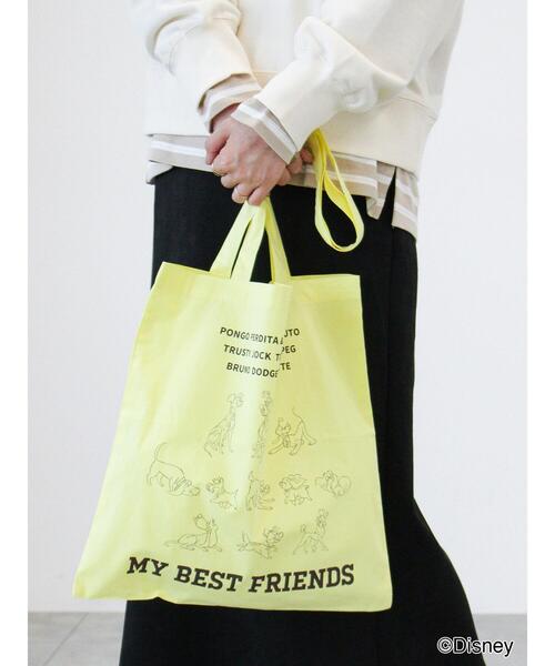 Lugnoncure（ルノンキュール）の「【Disney】柄アソートトートバッグ（ハンドバッグ・レディース・ブルー/グレー/ブラック/ピンク/イエロー・F）」の19枚目の写真