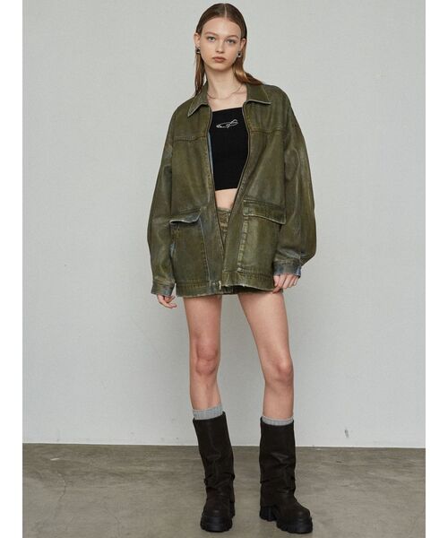 EMODA（エモダ）の「ストーンクロップドニット（ニット/セーター・レディース・ブルー/ブラック/ホワイト/グレー/レッド・FREE）」の11枚目の写真