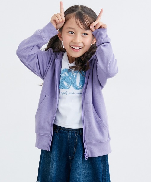 色が選べる♪ストレッチジップアップパーカー（パーカー）｜QUNTSTYLE