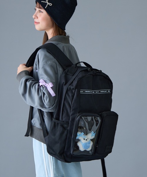 セール】【BISKEE】クリアポケット付きデイバッグ19L/リュック/バック