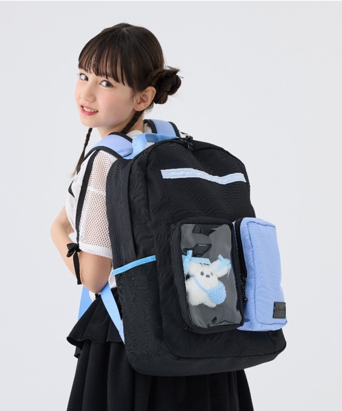 BISKEE（ビスキー）の「【BISKEE】クリアポケット付きデイバッグ19L
