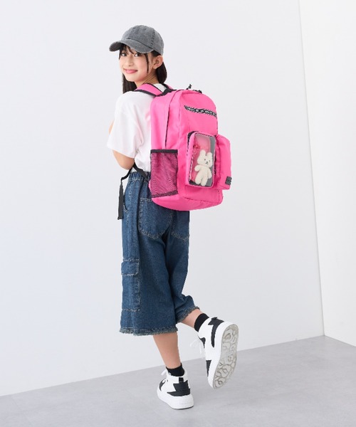 セール】【BISKEE】クリアポケット付きデイバッグ19L/リュック/バック セール】【BISKEE】クリアポケット付きデイバッグ19L/リュック/バック