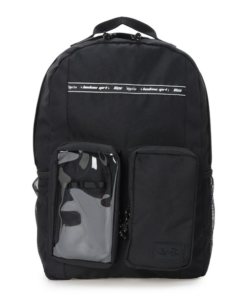 セール】【BISKEE】クリアポケット付きデイバッグ19L/リュック/バック