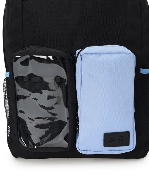 セール】【BISKEE】クリアポケット付きデイバッグ19L/リュック/バック
