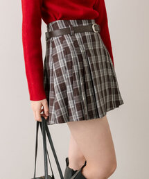 OLIVE des OLIVE | ベルト付きプリーツスカート(スカート)