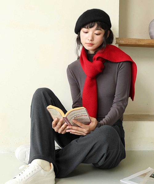 OSYAREVO(オシャレボ)の「タック入り スウェット パンツ(スウェットパンツ・レディース・ブラウン/チャコール/グレー/クリーム・MEDIUM/LARGE/X-LARGE)」の10枚目の写真