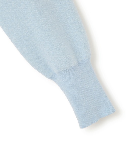 VIS（ビス）の「【静電気防止】【洗える】スウェットライクパールロゴニット（ニット/セーター・レディース・サックスブルー/オフホワイト/グレー・FREE）」の20枚目の写真