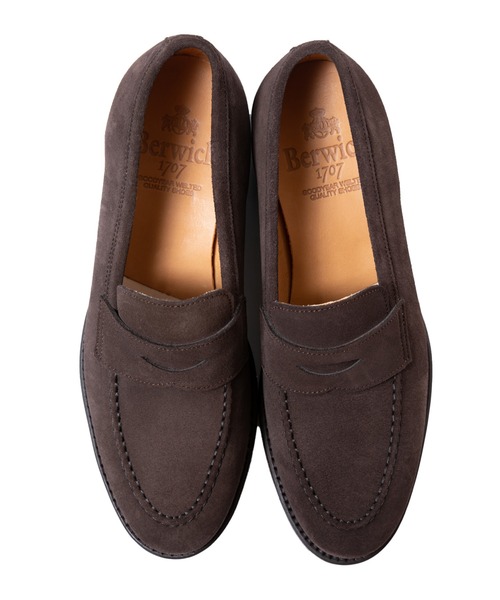 Berwick1707（バーウィック）の「Berwick バーウィック コインローファー 121 レザー＆ラバーソール（ローファー・レディース・ブラック/ダークブラウン・4/4.5/3.5）」の10枚目の写真