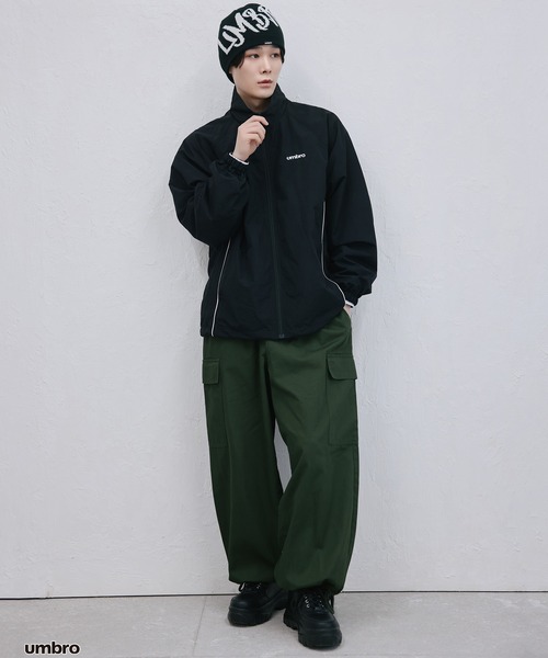 UMBRO(アンブロ)の「【UMBRO/アンブロ】ビッグロゴビーニー ニット帽(ニットキャップ/ビーニー・レディース・ブラック/グレー/アイボリー・ONESIZE)」の9枚目の写真