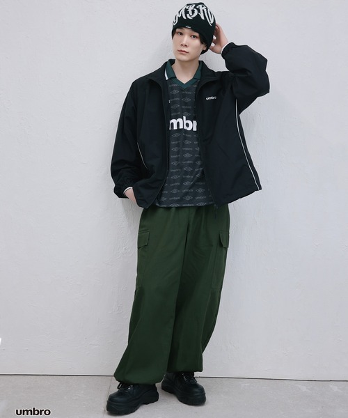 UMBRO(アンブロ)の「【UMBRO/アンブロ】ビッグロゴビーニー ニット帽(ニットキャップ/ビーニー・レディース・ブラック/グレー/アイボリー・ONESIZE)」の8枚目の写真