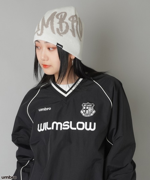 UMBRO(アンブロ)の「【UMBRO/アンブロ】ビッグロゴビーニー ニット帽(ニットキャップ/ビーニー・レディース・ブラック/グレー/アイボリー・ONESIZE)」の21枚目の写真